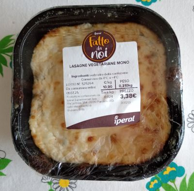 Lasagne pronte alle verdure 