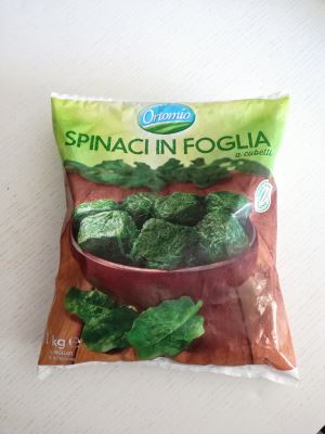 SPINACI IN FOGLIA A CUBETTI