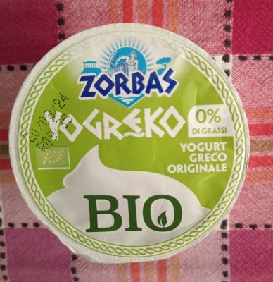 Yogurt Greco originale Biologico Zorbas 