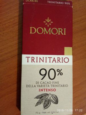 cioccolato trinitario 90% intenso