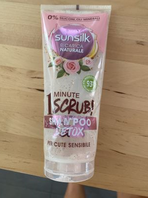 1 minute scrub shampoo