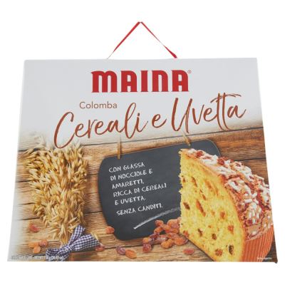 Colomba cereali e uvetta 