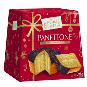 Panettone con crema pasticcera