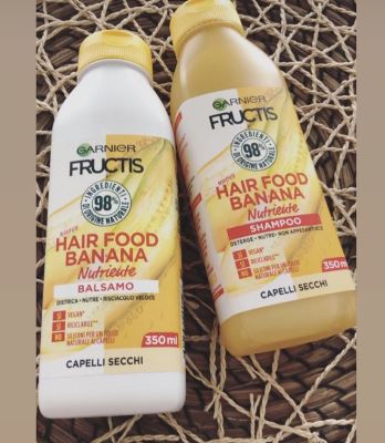 Balsamo e shampoo Hair food banana