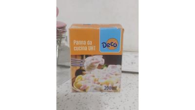 Panna da cucina UHT