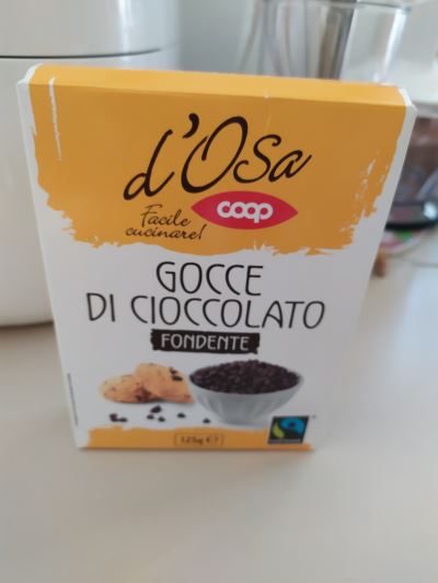 Gocce di cioccolato fondente