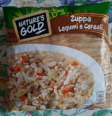 Zuppa legumi e cereali surgelata 