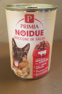 Bocconi di carne in salsa per cani