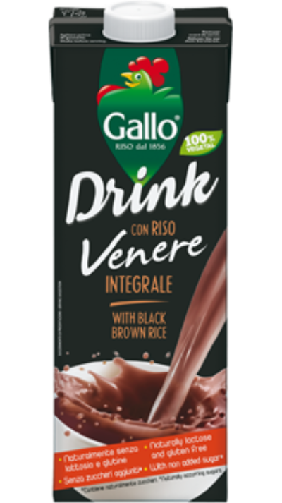 Drink con riso venere integrale