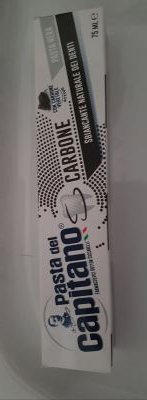 Dentifricio Pasta del Capitano con carbone