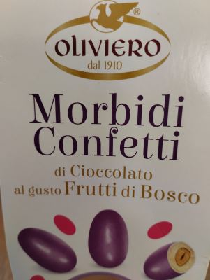 Morbidi confetti di cioccolato al gusto frutti di bosco 