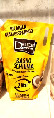 Ricarica Maxirisparmio Bagnoschiuma profumo latte di cocco