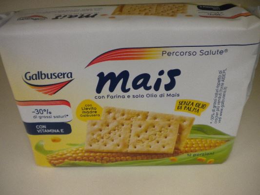 Crackers al mais Galbusera