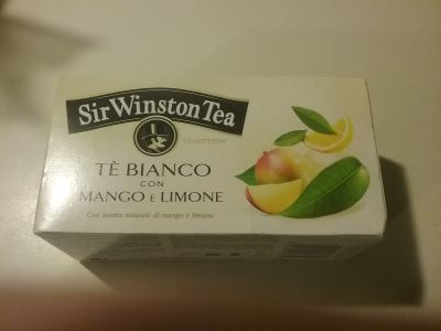 Te' bianco con mango e limone