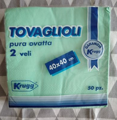 Tovaglioli pura ovatta