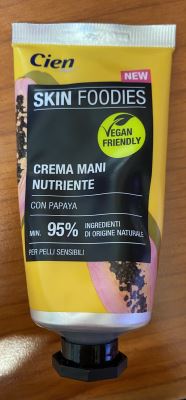 Skin foodies crema mani papaya