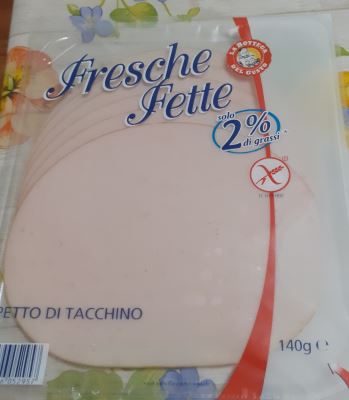 Fette di petto di tacchino