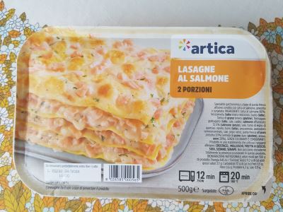 Lasagne all'uovo con salmone Artica