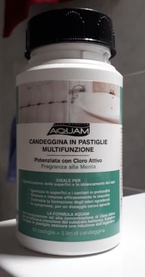 Candeggina in pastiglie multifunzione