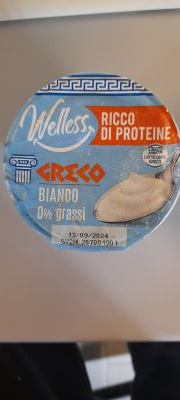 Yogurt greco bianco 0%grassi