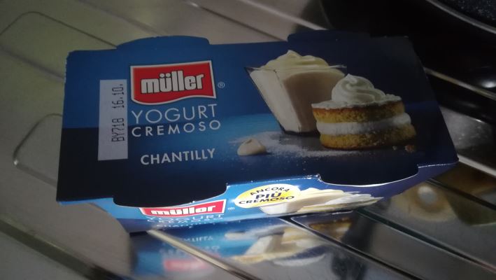 Yogurt cremoso chantilly