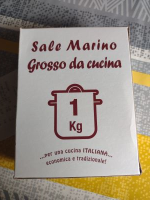 Sale marino grosso da cucina