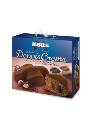 Colomba doppia crema - cioccolato e passion fruit