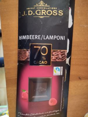 Cioccolato ai lamponi