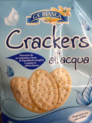 Crackers all'acqua