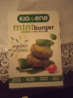 Miniburger vegetale agli spinaci