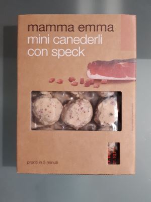 Mini canederli con speck