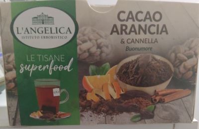 L'Angelica Tisana Superfood Cacao, Arancia e Cannella