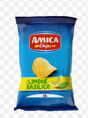 Patatine amica chips limone e basilico