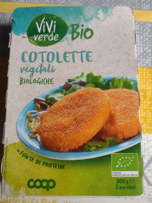 Cotolette vegetali biologiche 