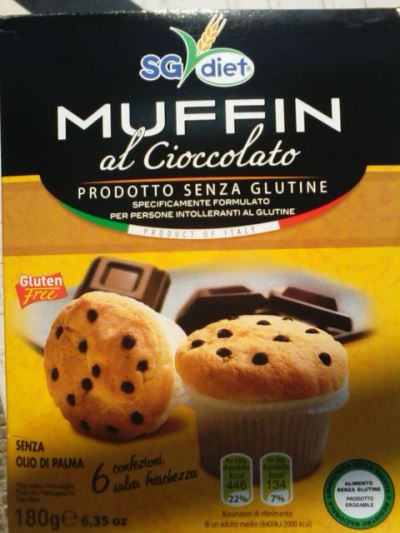 Muffin al cioccolato senza glutine