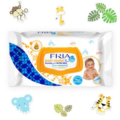 Fria baby igiene  con Nutri-Milk ad effetto idratante