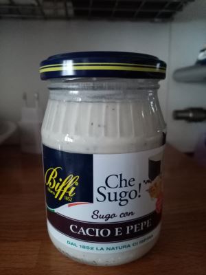 Sugo con cacio e pepe