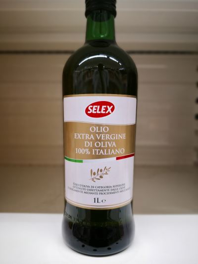 Olio extravergine di oliva 100% italiano