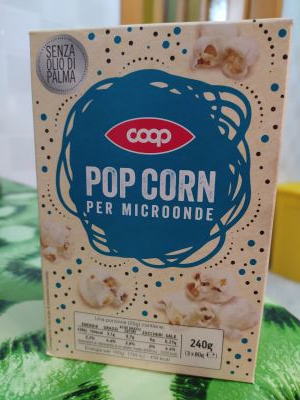 Pop corn per microonde
