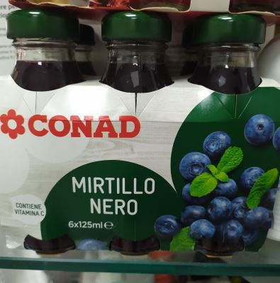 Mirtillo Nero 6 x 125 ml Conad in vendita online | Conad