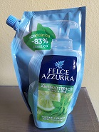  Ricarica Sapone Liquido alla menta e lime con antibatterico