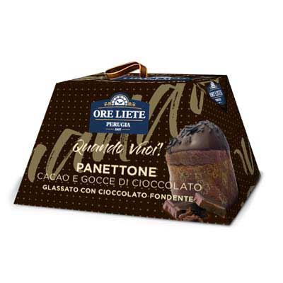 Panettone cacao e gocce di cioccolato