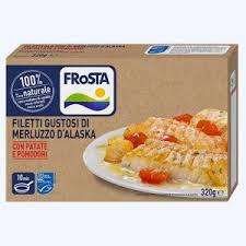 Filetti di merluzzo d'Alaska con patate e pomodori