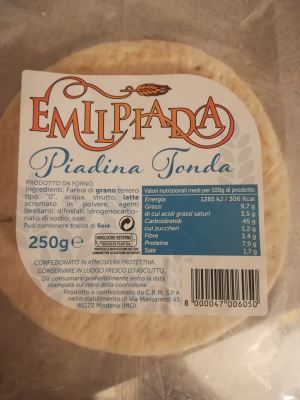 Piadina tonda