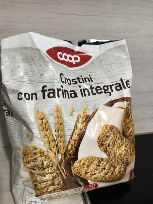 Crostini con farina integrale