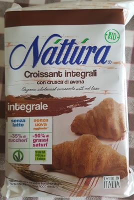 Croissant integrali con crusca di avena