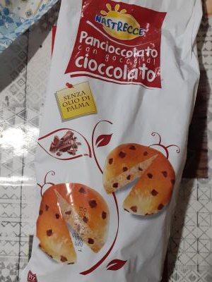 Pan cioccolato  con gocce di cioccolato 