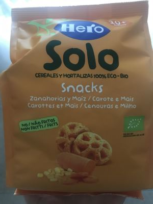 SOLO Snacks carote e mais