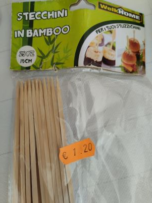 Stecchino di bamboo