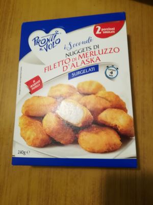 Nuggets di filetto di merluzzo d'alaska 